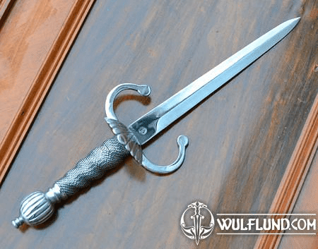 SHELL HILT DAGGER, EXACT COPY OF 17TH CENT. DAGGER, REPLICA