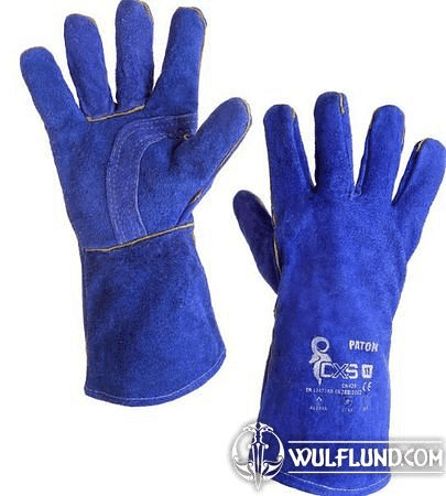 WELDING GLOVES, BLUE, SIZE 11