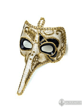 VENETIAN MASK WITH LONG NOSE, COSTUME RENTAL