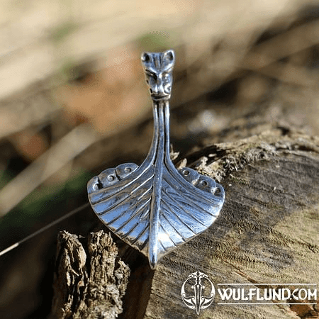 DRAKKAR, VIKING PENDANT, SILVER