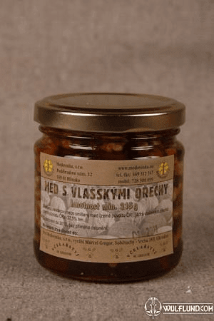 HONEY WITH WALNUTS, 200 ML, 215 G