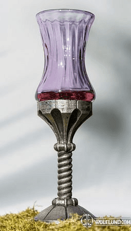 STIRLING, HISTORICAL NEON GLASS GOBLET, DECORATIVE REPLICA