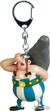 KEYCHAIN OBELIX WITH MENHIR