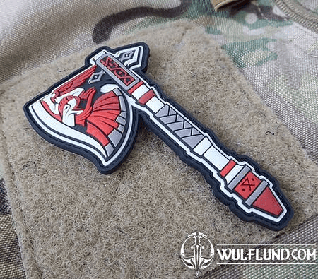 AXE OF DWARF PATCH, FULLCOLOR / JTG 3D RUBBER PATCH