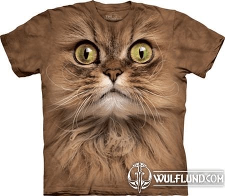 BIG FACE BROWN CAT - T SHIRT, THE MOUNTAIN