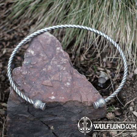 SCOTTISH THISTLE - ALBA, SILVER TORC