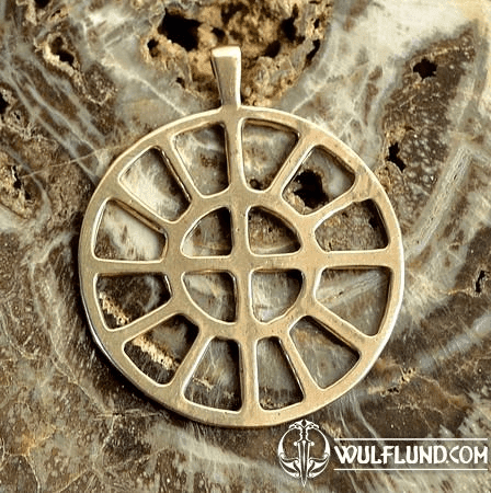 SOLAR WHEEL - TARANIS WHEEL, HALLSTATT, BRONZE REPLICA