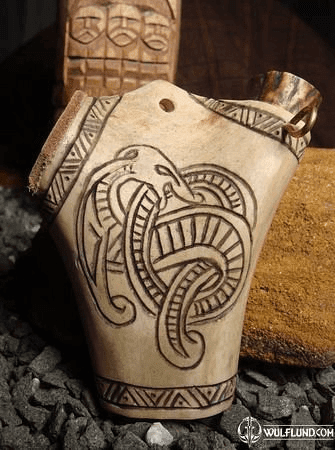 VIKING DEER ANTLER SALT CASE