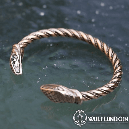 SNAKE, BRASS BRACELET