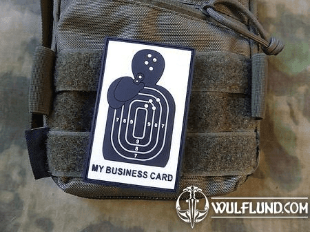 BUSINESS CARD, 3D VELCRO PATCH