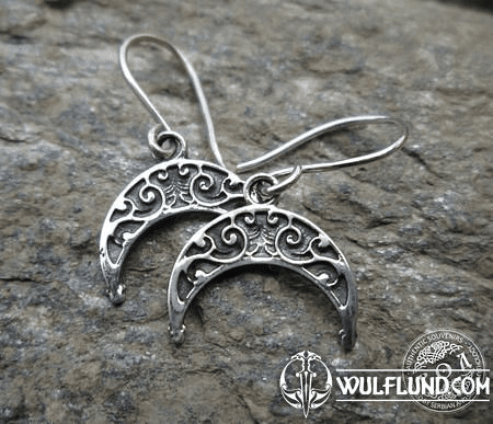 LUNICA, BOUCLES D'OREILLES EN ARGENT