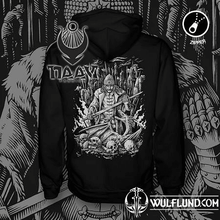 VLAD, ZIPPER HOODIE BW