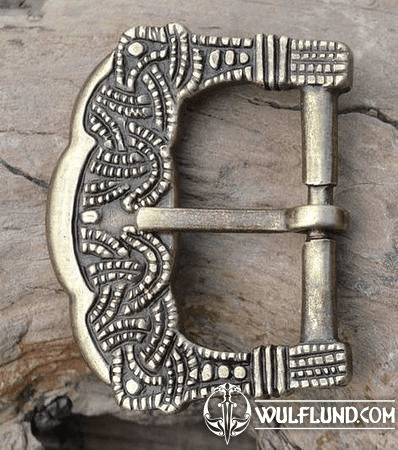 VIKING BUCKLE, GOKSTAD, NORWAY, ZINC, REPLICA