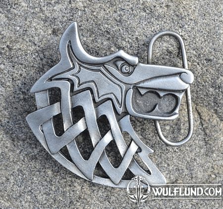 CELTIC WOLF, BELT BUCKLE