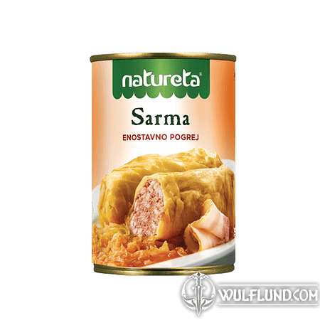 SARMA CABBAGE LEAVES STUFFED WITH RICE 415 G - NATURETA