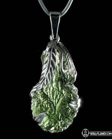 LUTETIA - MOLDAVITE, STERLING SILVER PENDANT