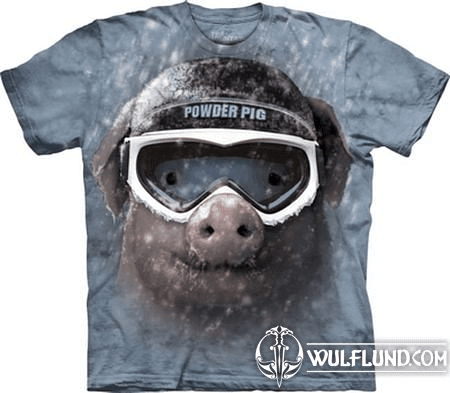 POWDER PIG - ANIMAL T-SHIRT MOUNTAIN