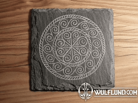 SPIRAL SLATE COASTER II