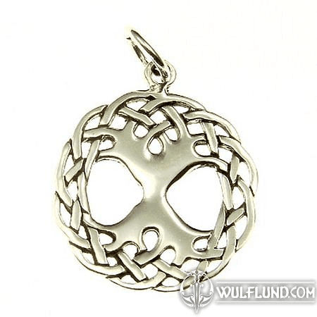 ARBOR VITAE, ARBRE DE VIE, PETIT PENDENTIF EN ARGENT AG 925