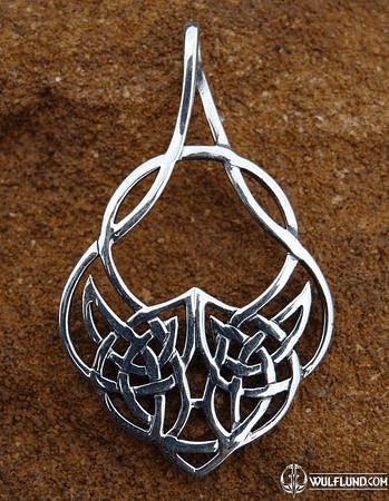 CELTICA, SILVER KNOT PENDANT, AG 925