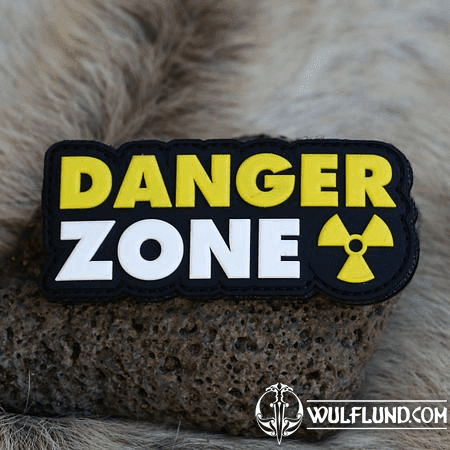 DANGER ZONE PATCH 3D PVC