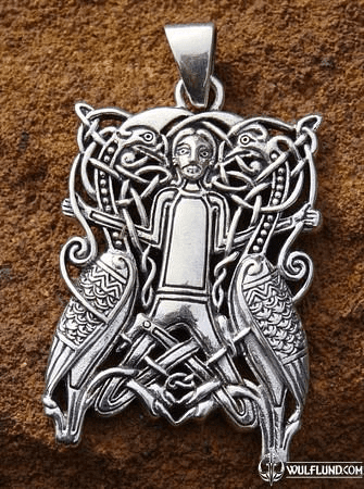 WINGED SPIRITS, SILVER PENDANT