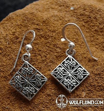 ULBSTER CROSS, SCOTTISH EARRINGS - RET-472