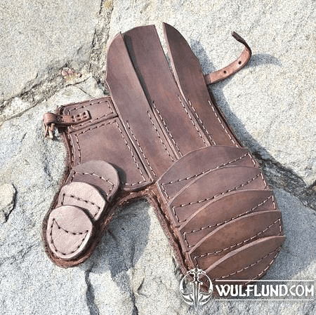 LEATHER GAUNTLET FOR SWORD FIGHTERS, LEFT HAND