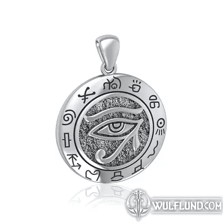 EYE OF HORUS, SILVER TALISMAN - PT 1584