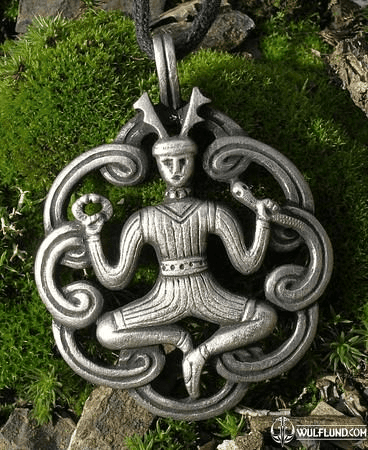 CERNUNNOS - THE HORNED CELTIC GOD - TIN PENDANT