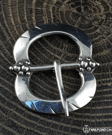 MEDIEVAL BUCKLE FOR BELTS, DELUXE, SILVER