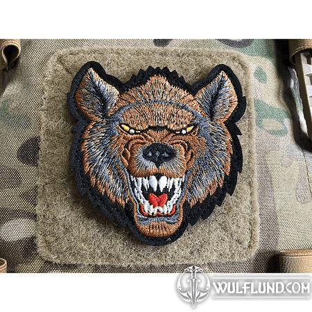 ANGRY WOLF,  FULLCOLOR, 3D PATCH