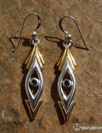 THE EYES, BLACK MAGIC COLLECTION, SILVER EARRINGS, AG 925