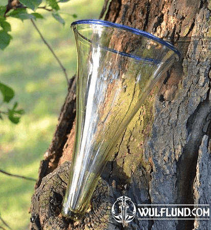 VIKING CONE BEAKER, GLASS, REPLICA FROM BIRKA