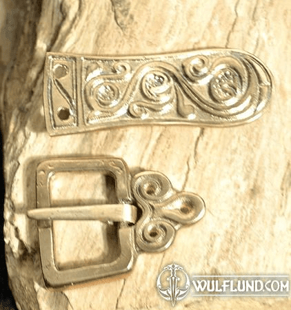 SLAVIC BELT FITTINGS, BRONZE, REPLICA