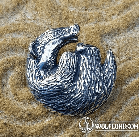 BADGER, PENDANT, STERLING SILVER