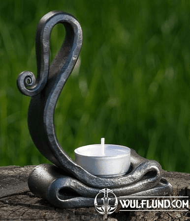 FORGED TEALIGHT CANDLE HOLDER