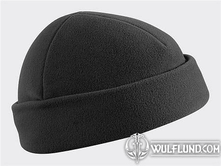 MILITARY CAP, FLEECE, BLACK