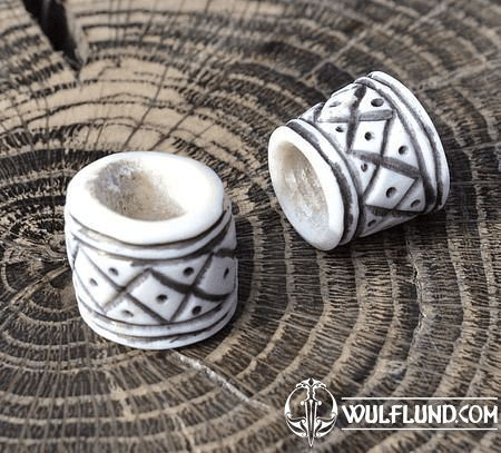 VIKING BEARD RING, DEER ANTLER