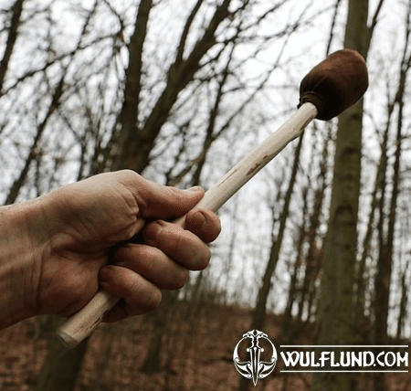 WILLOW DRUMSTICK WITH LEATHER