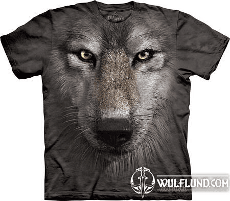 WOLF FACE, THE MOUNTAIN, T-SHIRT