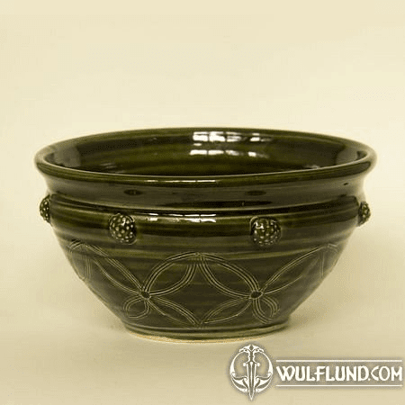 GREEN BOWL MIDDLE SIZE