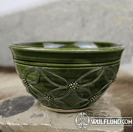 GREEN BOWL 13.5 CM