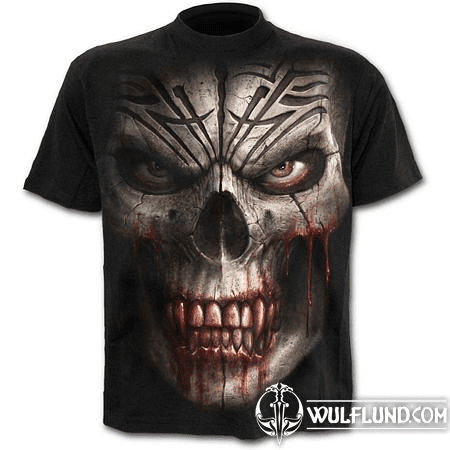 SKULL SHOCK - T-SHIRT BLACK