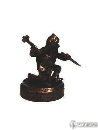 DWARF DURING MINING, HISTORICAL TIN STATUE