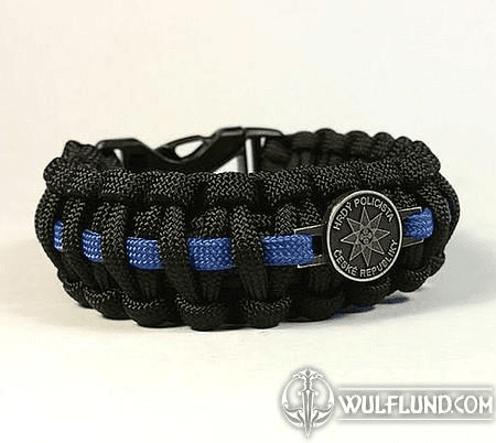 PARACORD ARMBAND - TSCHECHISCHE POLIZEI UNTERSTÜTZUNG