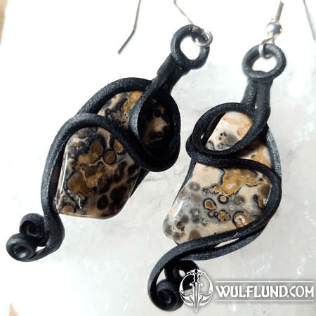 TIGER JASPER EARRINGS