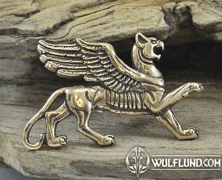 SCYTHIAN GRIFFIN, BRONZE PENDANT BY WULFLUND