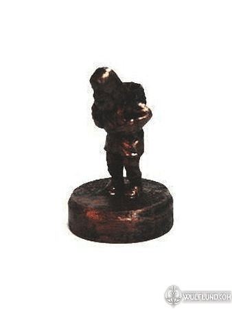 DWARF WITH A BASKET, HISTORICAL TIN STATUE