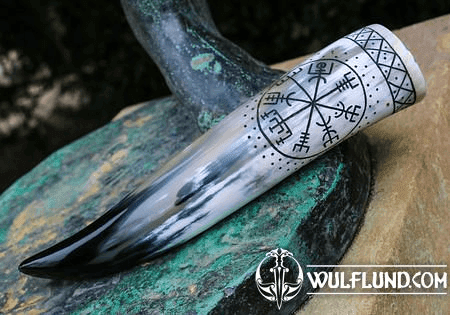 VEGVÍSIR, VIKING DRINKING HORN